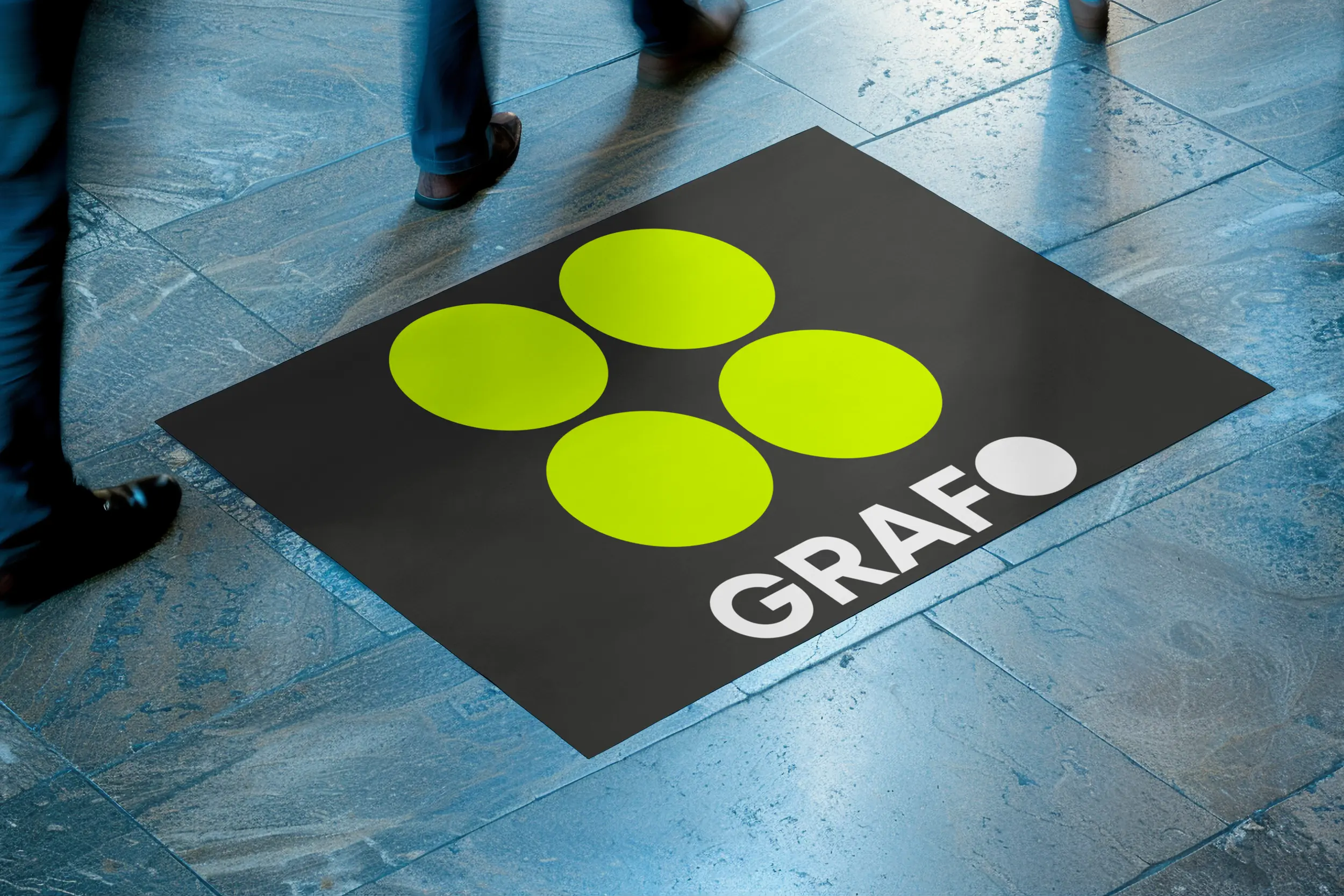 Adhesivo piso floor graphic