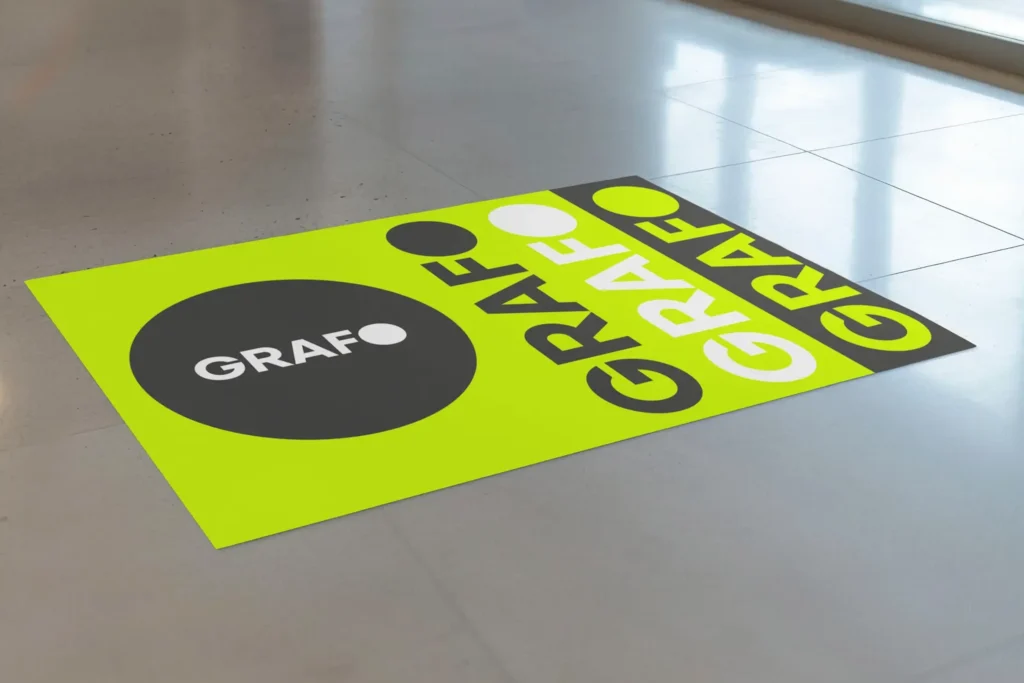 Adhesivo piso floor graphic